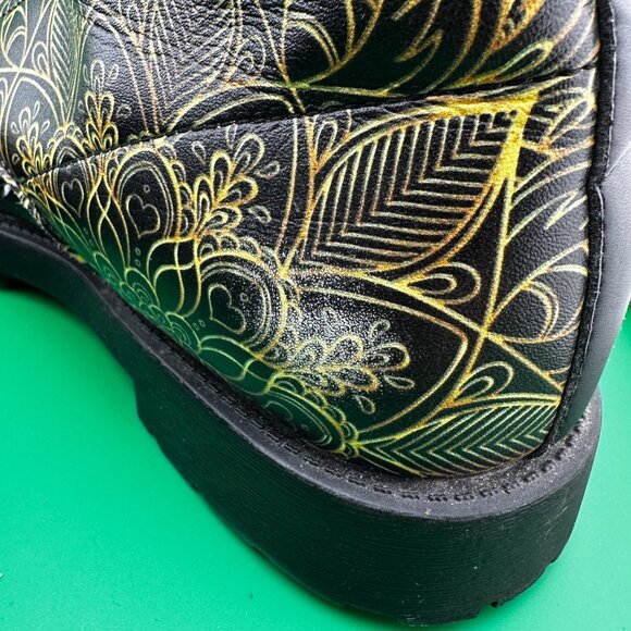 COLRFUL LOTUS WOMEN's LEATHER BOOTS, LACED-UP, SIZE 10 - Picture 8 of 9